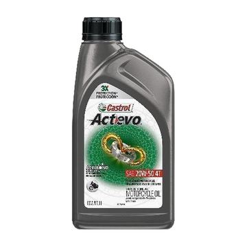 Aceite 4T Semi Sintetico Castrol Actevo 20W-50 .946Ml