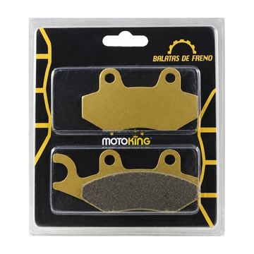 Balata Freno Disco Delantero DM200, Del 125Z, Tc250, Del Vn ThunderStar250, Del Vortx200, Del Vn Tornado300, Del Vortx250 -108A Motoking