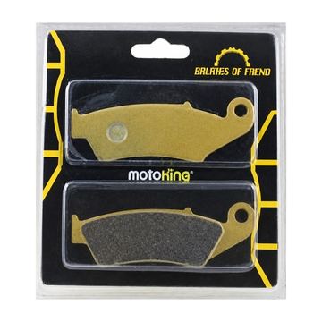 Balata Freno Disco Delantero Pulsar180, Bross150 Del, Crf125, RT250 Sport 16-22 Trasera, Crf230F, Xr150L Del, Del Fz16, Del Honda Falcon400, Nx400 = -114 Motoking