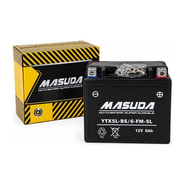 Bateria Ytx5L-Bs = Ctx5L (-, +) Gel Masuda Pulsar150, Pulsar160 Ns, Honda Crf, Elite, Invicta 150, Xr125, Xr150, Fz 2.0, Fz-S, Honda Raptor250