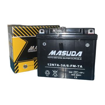 Bateria 12N7-3A (-, +) Gel Masuda Cgl125 Tool, Dt200, Ex200, Ft180, Ft200, Ft250, Dm200, Vn Nitrox200 2019 - 2022, Vn Nitrox250 2019 - 2022, Vento Vracer250 2020-2023