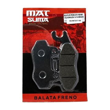 Balata Freno Disco Delantero 150z, 250z, 170z, 200z, Ft150 2010, Yamaha Invicta, Vn Nitrox300, Ft150 Gts, Benelli180S Tras, Del Rt250, Del Rt200 = 1301-FA165, del Thunderstar300 vn