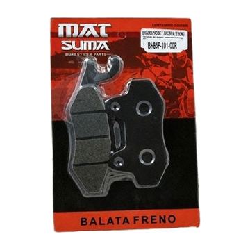 Balata Freno Disco Delantero DM200, Del 125Z, Tc250, Del Vn ThunderStar250, Del Vortx200, Del Vn Tornado300, Del Vortx250