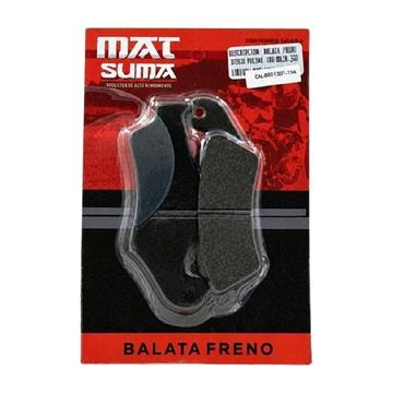 Balata Freno Disco Delantero Pulsar180, Bross150 Del, Crf125, RT250 Sport 16-22 Trasera, Crf230F, Xr150L Del, Del Fz16, Del Honda Falcon400, Nx400 = -fa185 Motoking