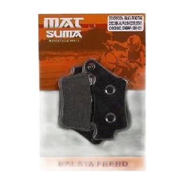 Balata Freno Disco Trasera Pulsar200 Ns, Pulsar220, Pulsar200 Rs, Pulsar200 As Dominar400 Bajaj, Bmw F800, F750, G310, R1250, Husqvarna 401, Ktm Duke390, Tras Ktm Duke200, Tras Gixxer250Sf = BAF-1301-FA208 Matsuma