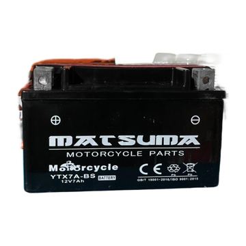 Bateria Ytx7A-Bs = Ctx7A-Bs (+, -) Matsuma 250Z, Ds150, Cs125, Ws150, Dm125, Tc200, Tc250 Motonetas