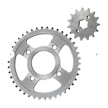 Engranes Traccion Jgo 428-42T/15T Dt200, Ft200, Ft180, Ft250, Ft250Ts = Dm200 Centro y Hoyos
