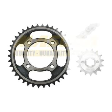 Engranes C/Cadena 428-38T/15T Ft125 Sport, Honda Cgl125 Tool, Ft125, Xft125, Vn Ryder150, Lithium150 Concava 428X102 Kit Arrastre