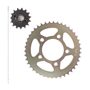 Engranes Traccion Jgo 428-42T / 428-15T Vn Rocketman250 18-22, Vn Rocketman250 Sp 20-22, Vn Rocketman250 Cr 22, Vn Screamer250 21, Vn Storm250 21-22, Vn Thunderstar250 20-22, Vn Tornado250 21-22