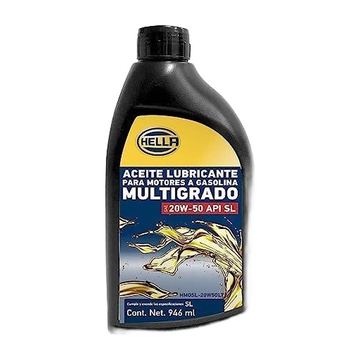 Aceite 4T Mineral Hella 20W-50 Sl 1L