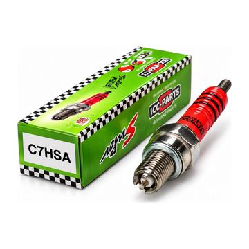 Bujia C7HSA Racing Triple electrodo Cs125, Ds150, Gts175, Ws150, Ws175, Vitalia125, Vitalia150, Gs150, D125, D150, Vn Atom Motonetas, Ybr125, Pulsar160 Ns