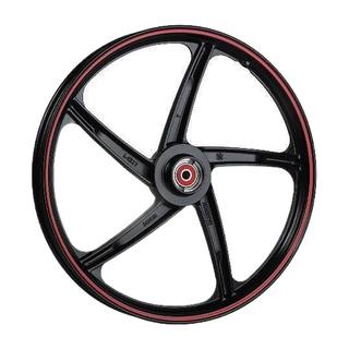 Rin Delantero Aspas Negro/Rojo 125Z (17 x 1.40) Freno Disco Promoto