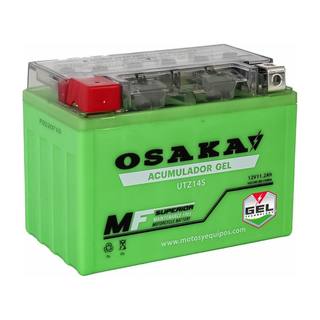 Bateria Dtz14S (Ytz14S) Utz14S Gel Osaka 11 Cms de Altura