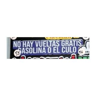 Calcamonias/Estampas Sticker No hay vueltas gratis