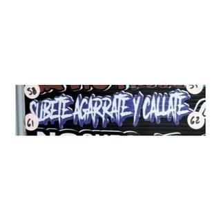 Calcamonias/Estampas Sticker Subete agarrate y callate