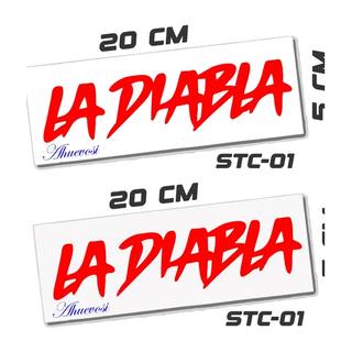 Calcamonias/Estampas Sticker La Diabla