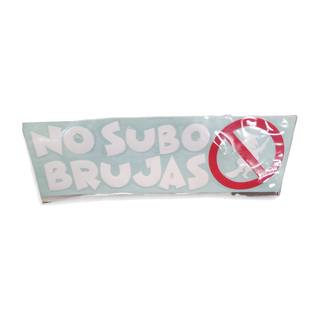 Calcamonias/Estampas Sticker No subo brujas