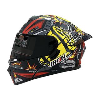 Casco Abatible Dot Ece Andres Rojo M