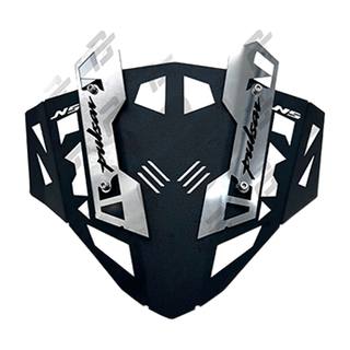 Protectores/Embellecedores Cupula Visor Parabrisas Pulsar200 Ns Bajaj Plata/Negro