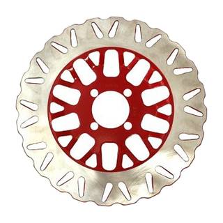 Disco De Freno Delantero Dm150 Roja, Vn Crossmax200 (4 Hoyos)