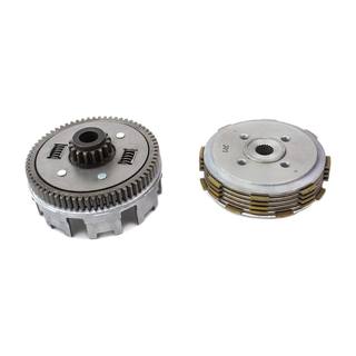 Embrague Clutch completo Gl150, Cargo150 4 Tornillos Estriado, Arranque de Pedal Sayto, 67 Dientes, 4 Tornillos, 5 Pastas