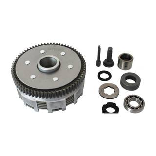 Embrague Clutch Completo 250Z Sayto 6 Tornillos, 6 Pastas, Campana 68 Dientes, Balero 6003 Sayto,