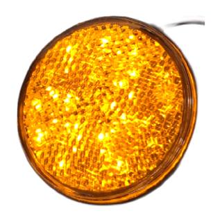 Reflejante Led Ambar (Redondo)