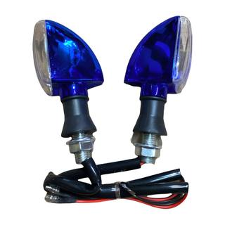 Direccional Mariposa Led Blanca Cuerpo Azul
