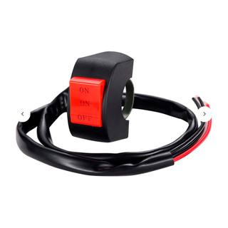 Boton Faro Auxiliar De Abrazadera 3 Cables Negro Encendido/Encendido/Apagado (1Pz) (Se compra x PZA)