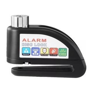 Candado De Disco Freno 031 Negro Con Alarma 5.5 mm