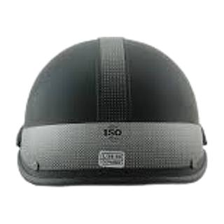 Casco 1/2 Cachucha Negro Mate