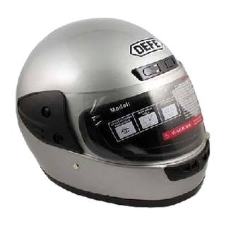 Casco Cerrado Plata M-L