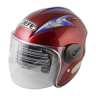 Casco Niño 3/4 Rojo Grafico