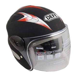 Casco Niño 3/4 Negro Mate Grafico