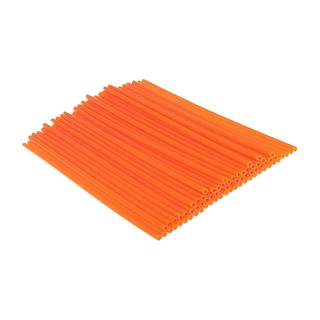 Cubre Rayo Popote 24 Cms Naranja 72 Pzas