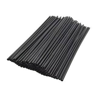 Cubre Rayo Popote 24 Cms Negro 72 Pzas