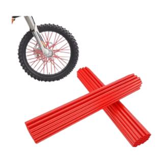 Cubre Rayo Popote 24 Cms Rojo 72 Pzas