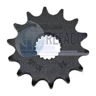 Engrane Tracc Delantero 428-14T Suzuki Gs125, En125, Gn125, Dinamo U2, Dinamo U4 Estriado Piñon