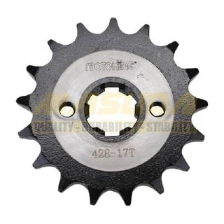 Engrane Tracc Delantero 428-17T Nxr125, Vn Crossmax, Honda XR150, Xr190 Piñon
