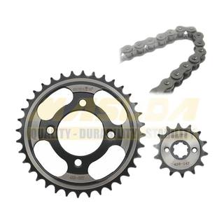 Engranes C/Cadena 428-36T/14T Ar110, At110, Rt110, At125 Kit Arrastre
