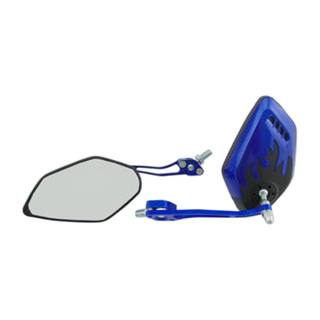 Espejos Triangulares Flamas Azul