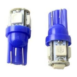 Foco Led Pellizco 5 Hyperleds Azul Jgo