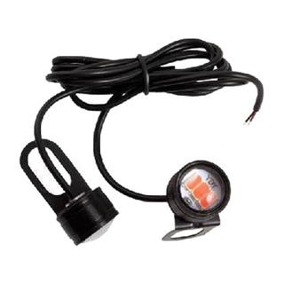 Foco Led Ojo De Aguila Estrobo Rojo Base Espejo