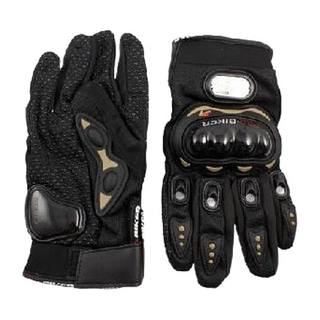 Guantes Street Pro Biker Negro (L) Nudillo Negro