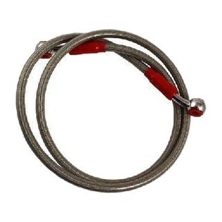 Manguera Freno Univ. 1M Acerada Plata