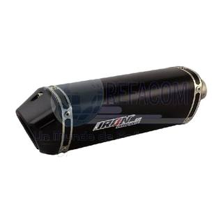 Silenciador De Escape Mofle Cola Universal Color Negro Mate