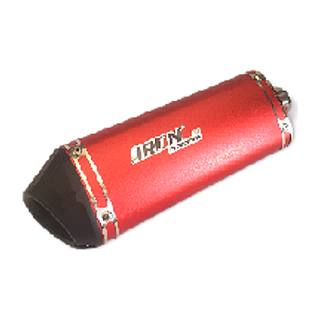 Silenciador De Escape Mofle Cola Universal Color Rojo