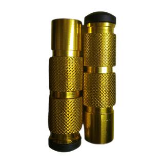 Posapies Universales 812 Atornillable Cilindrico Dorado