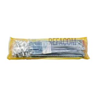Rayos Rin 9G-158 Crypton, C90, Italika At110 Tras, Xt110 Tras, Ft150 Grafito Tras, Ft150 Basica Tras, Dt125 Delivery Tras, Dt150 Delivery Tras R17, Dt150 Basic Tras, Ft125 Roja, X110, Tras Vc Defender250