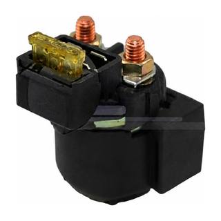 Relay Relevador Arranque Titan150, 200, VortX200 18-20, Yamaha FZ16, Ybr125 12V Con Porta Fusible Monito Matsuma